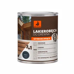 
                  DRAGON Lakierobejca do drewna szybkoschnąca 700ml antracyt DLDS700AN